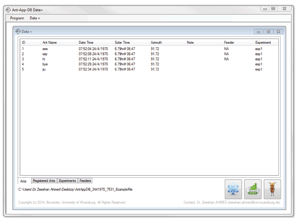 graphical user interface (gui) presentation of the dataplus.