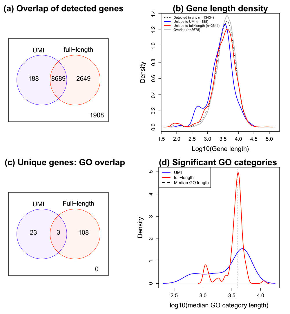 gene length and detection bias in single cell rna sequencing